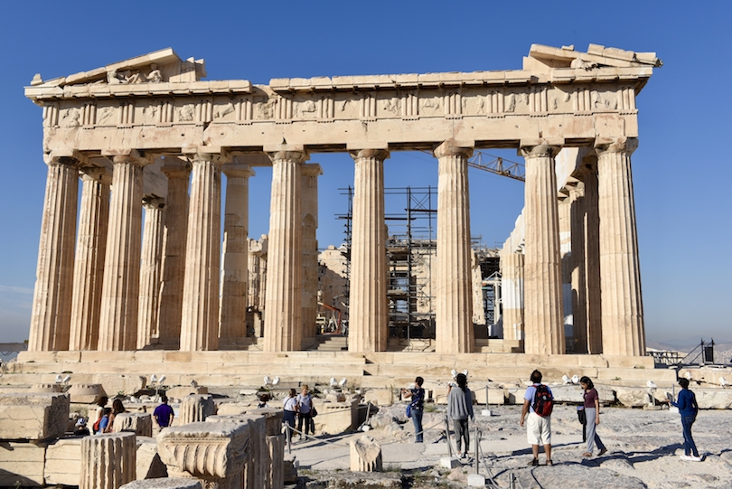 # 1 de templos griegos famosos