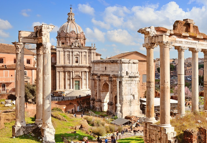 Arco de Septimio Severo en Roma