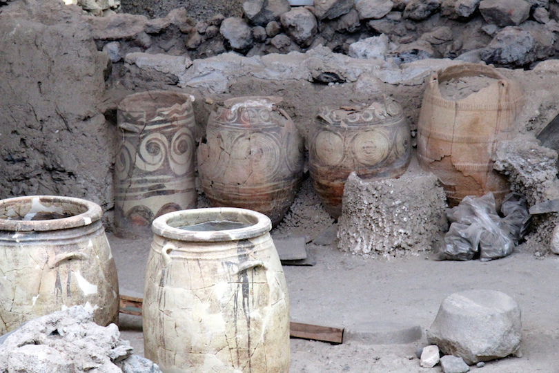 Excavaciones de Akrotiri