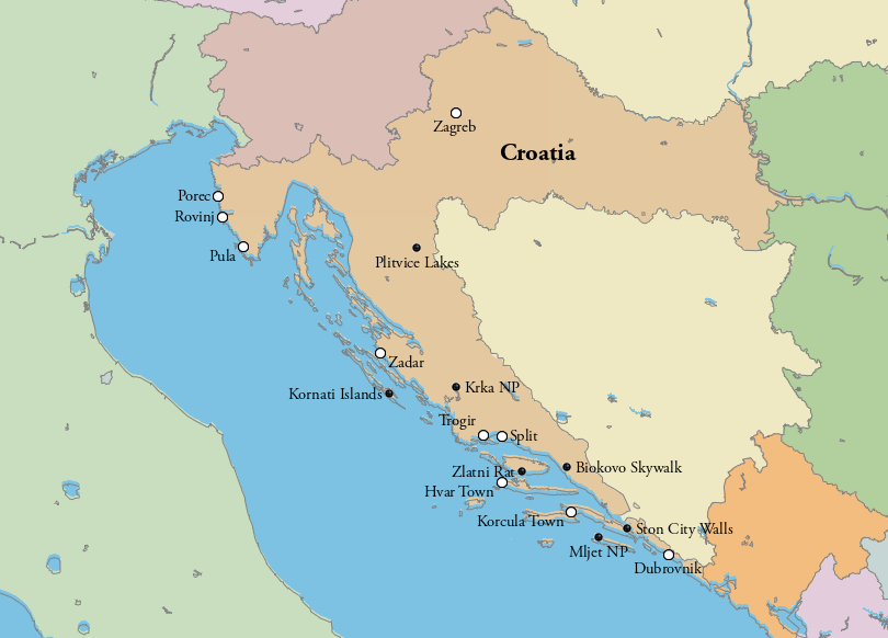 Croatia Map