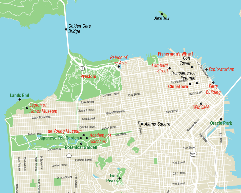 Map of San Francisco