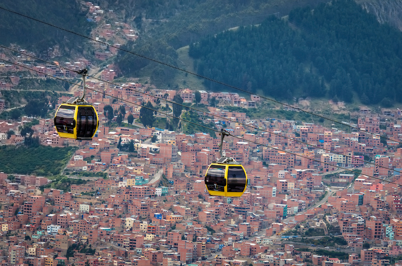 Cable Car in La Paz