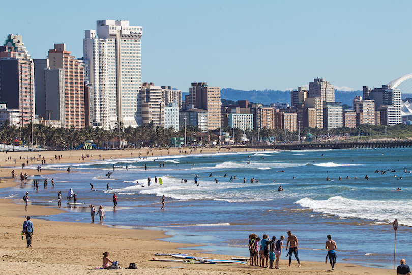 best tourist city in south africa Durban's Golden Mile