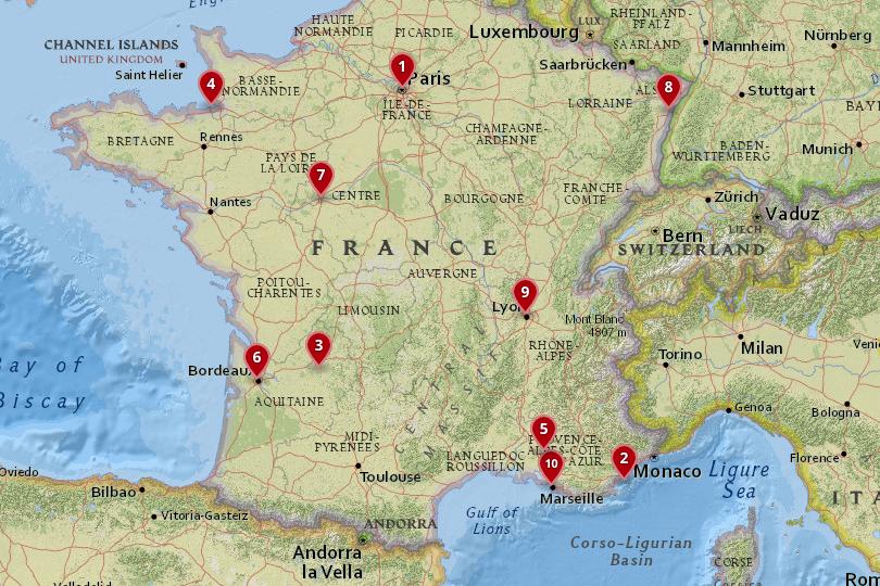 10 Best Places To Visit In France With Map Photos Touropia