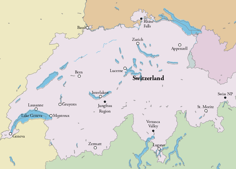 Switzerland Map