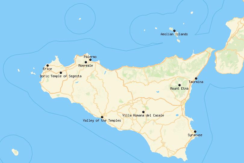 udbytte Varme Siden 10 Best Places to Visit in Sicily (with Map) - Touropia