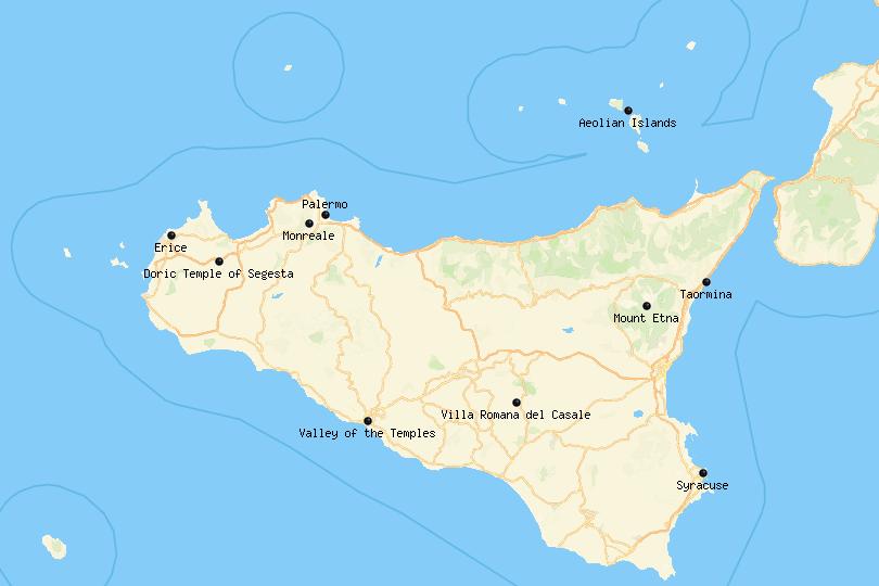 Sicily Map