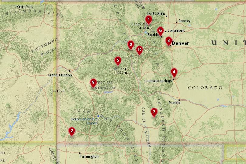 10 Best Places To Visit In Colorado With Map Photos Touropia