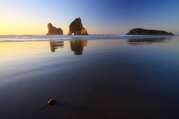 Wharariki Beach