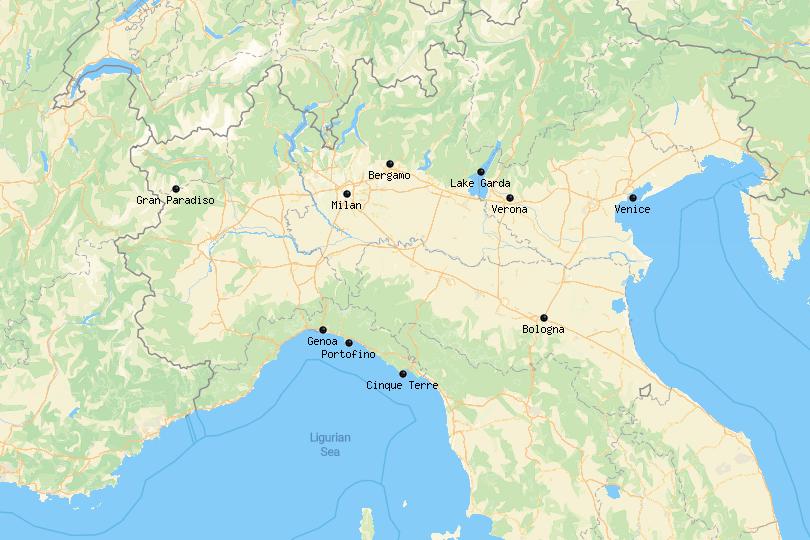 10 Destinations in Italy (with Map) Touropia