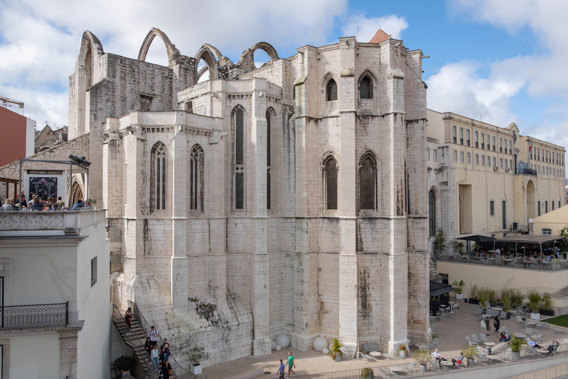 portugal places to visit in lisbon Carmo Convent Ruins