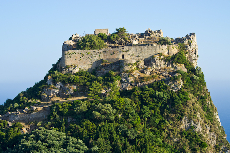 Angelokastro Fortress