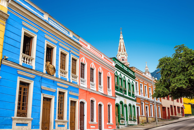 Colorful Facades in La Candelaria