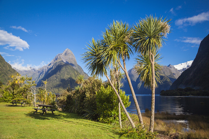 Mitre Peak in Milford Sound Neuseeland