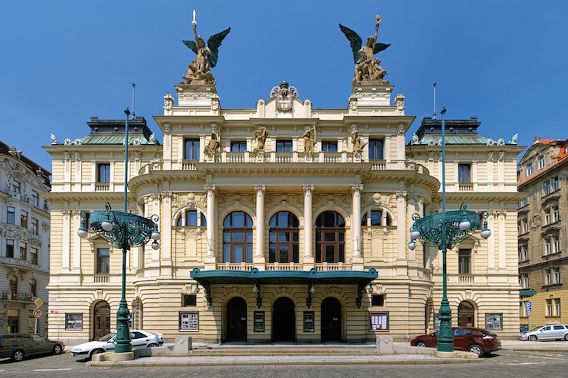 Vinohrady Theatre in Prague, Czech Republic