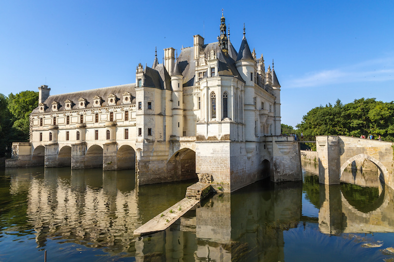 Chenonceau, France. Scenic view of the castle