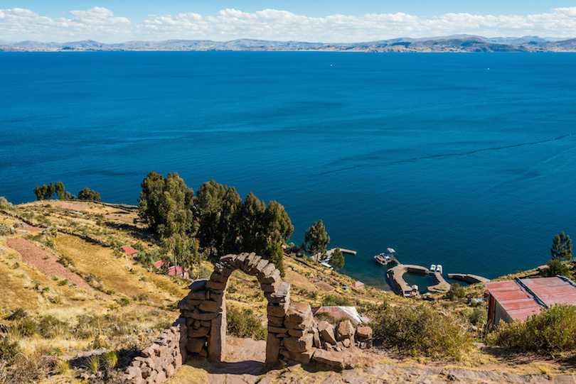 Titicaca Lake from Taquile Island