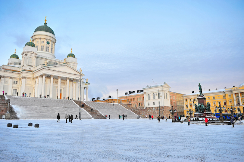 tourist in helsinki