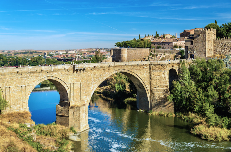 San Martin bridge in Toledo, Spain