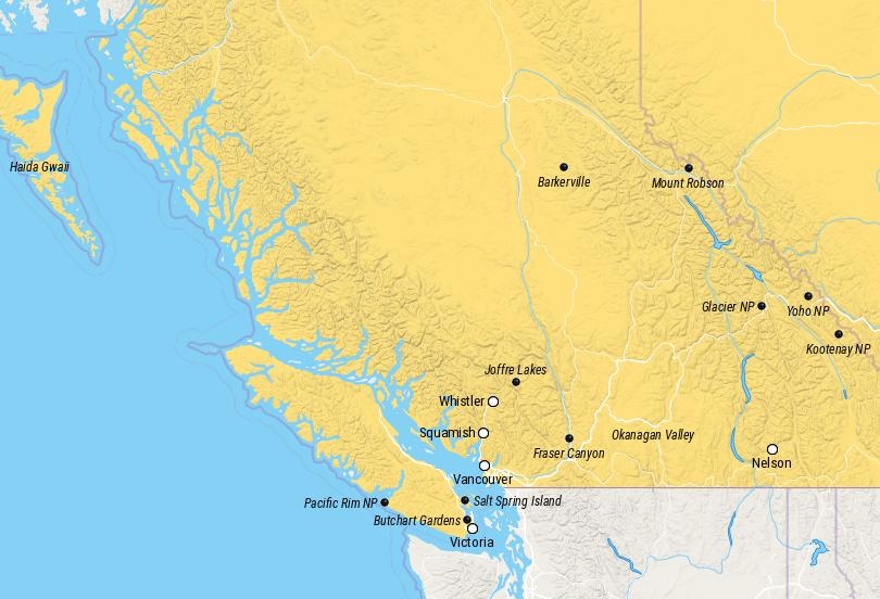 Places to Visit in British Columbia