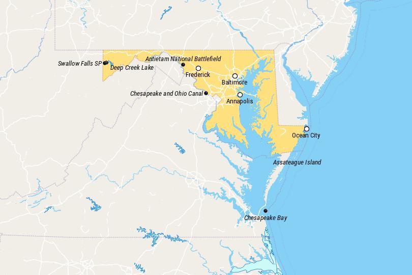 Maryland Map