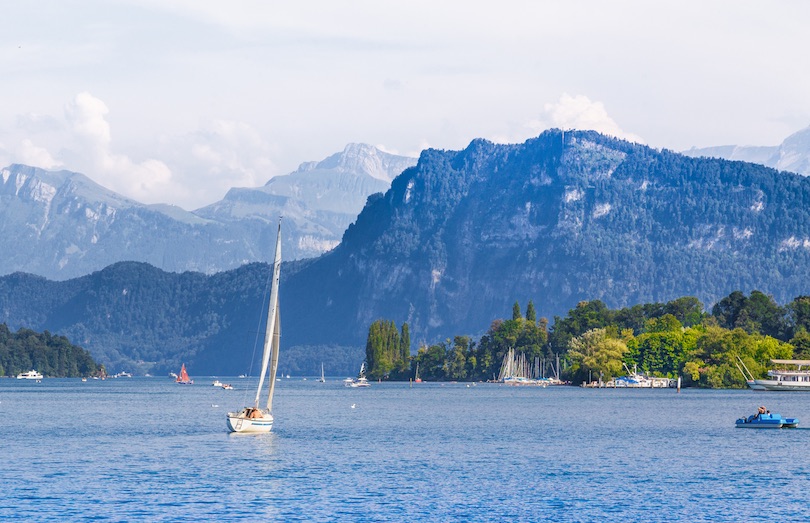 the most beautiful lake in Switzerland