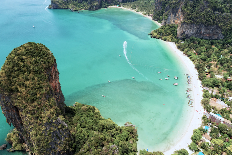 Aerial view of Railay, Thailand