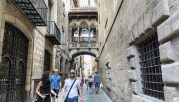 tourist in barcelona