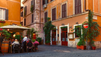 tourist attraction map in rome