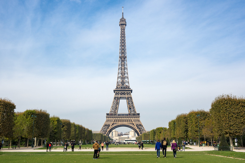 The Eiffel Tower in Paris