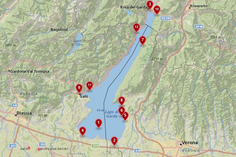 Lago Di Garda Map