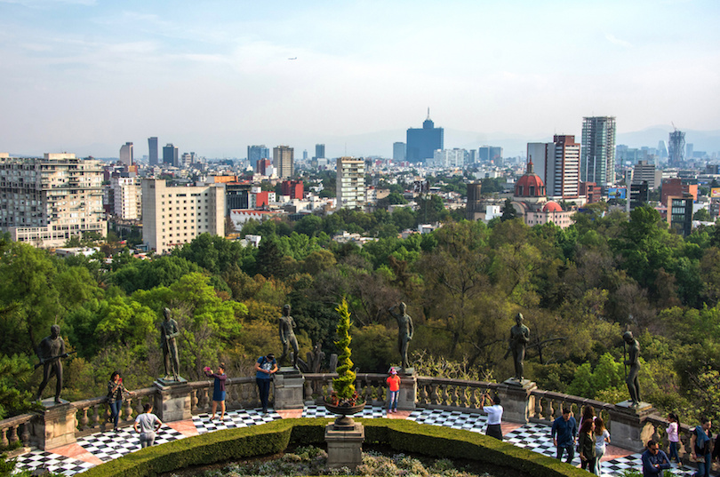 most popular tourist cities in mexico Skyline in Mexico City