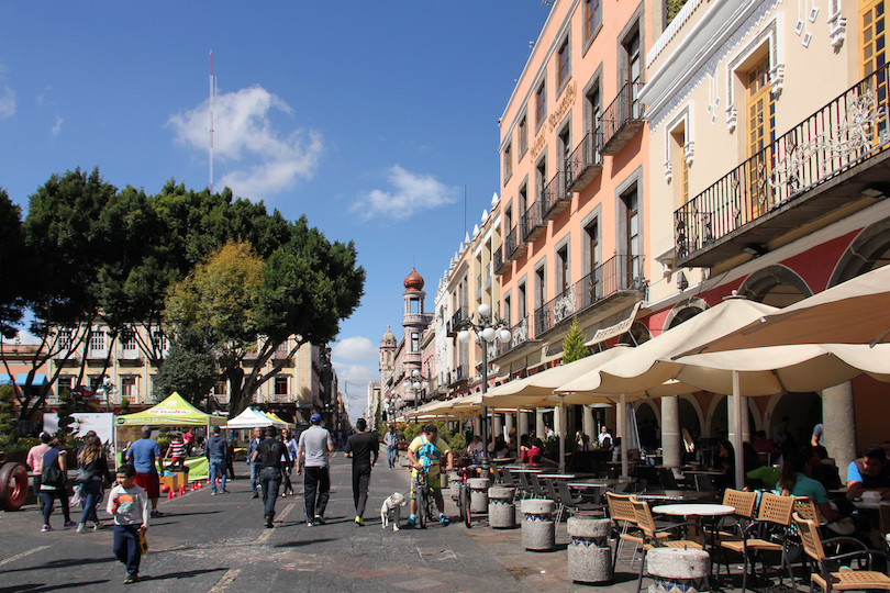 most popular tourist cities in mexico Puebla City