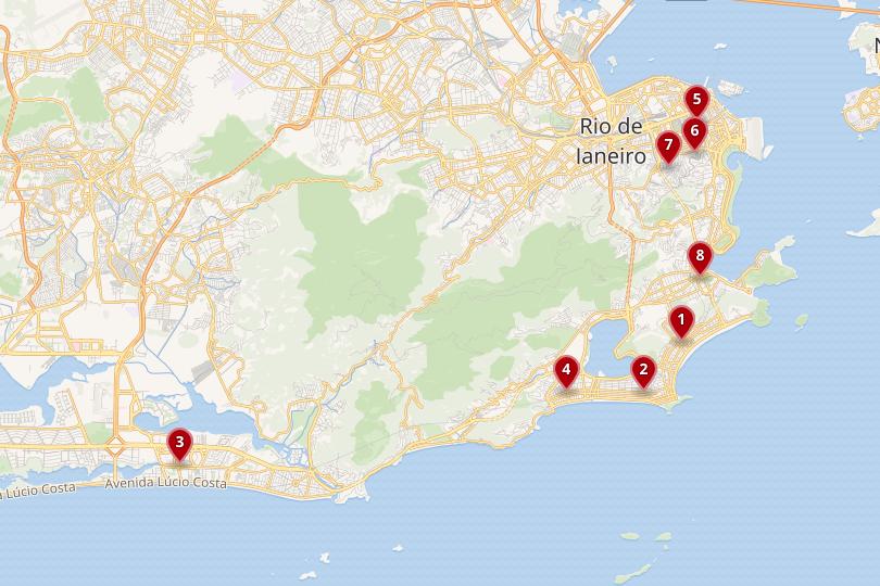 Map of Rio de Janeiro's Neighborhoods