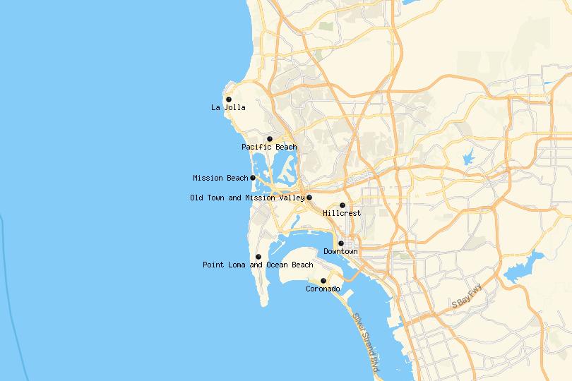 Where to Stay in San Diego: Best Neighborhoods & Hotels (with Map