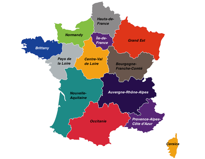 france regions tourism