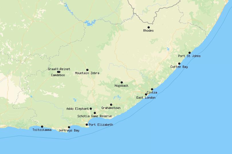 Eastern Cape Map