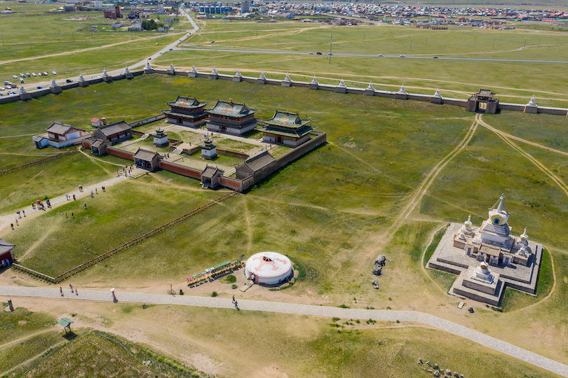 mongolia travel brochure Erdene Zuu Monastery