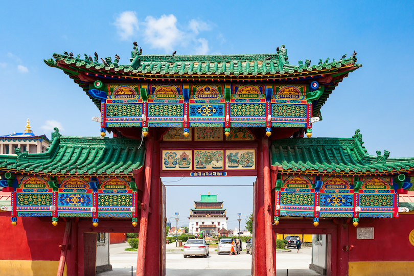 mongolia travel brochure Gandan Monastery