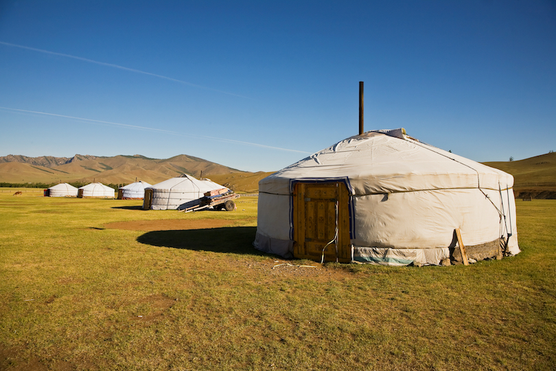 mongolia travel brochure Stay in a Ger