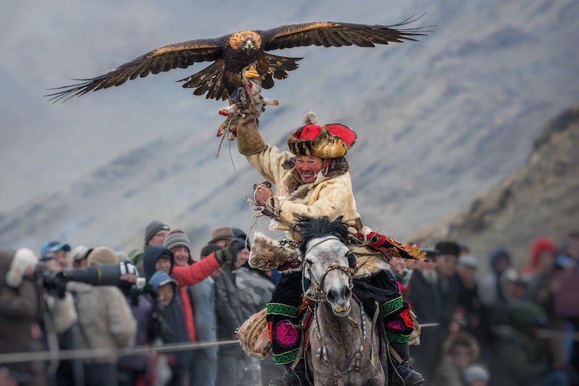 mongolia travel brochure Golden Eagle Festival