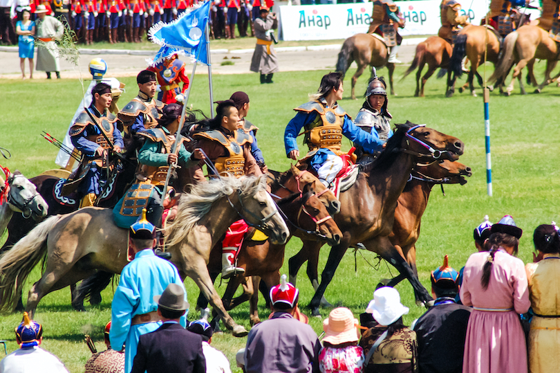 mongolia travel brochure Naadam Festival