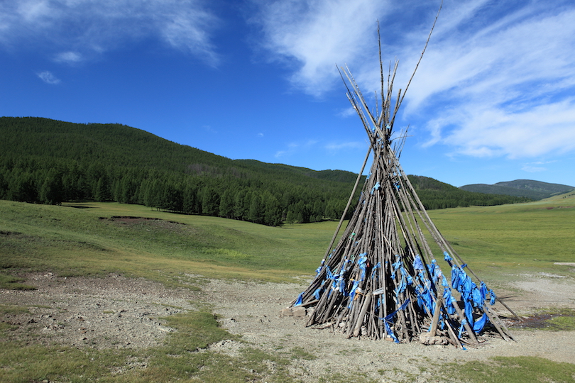 mongolia travel brochure Tsenkher Hot Springs