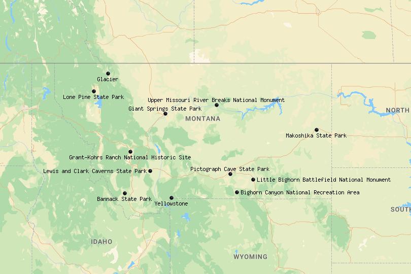 national parks in Montana