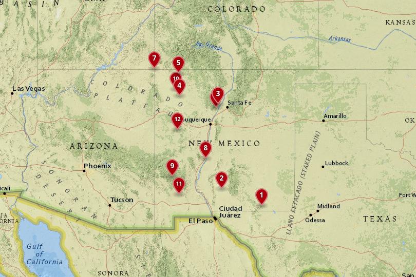 NM State Parks Map