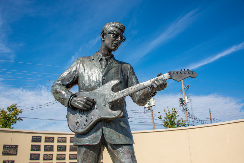 Buddy Holly Statue and West Texas Walk of Fame