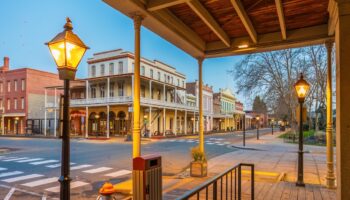 Historic old town of Sacramento