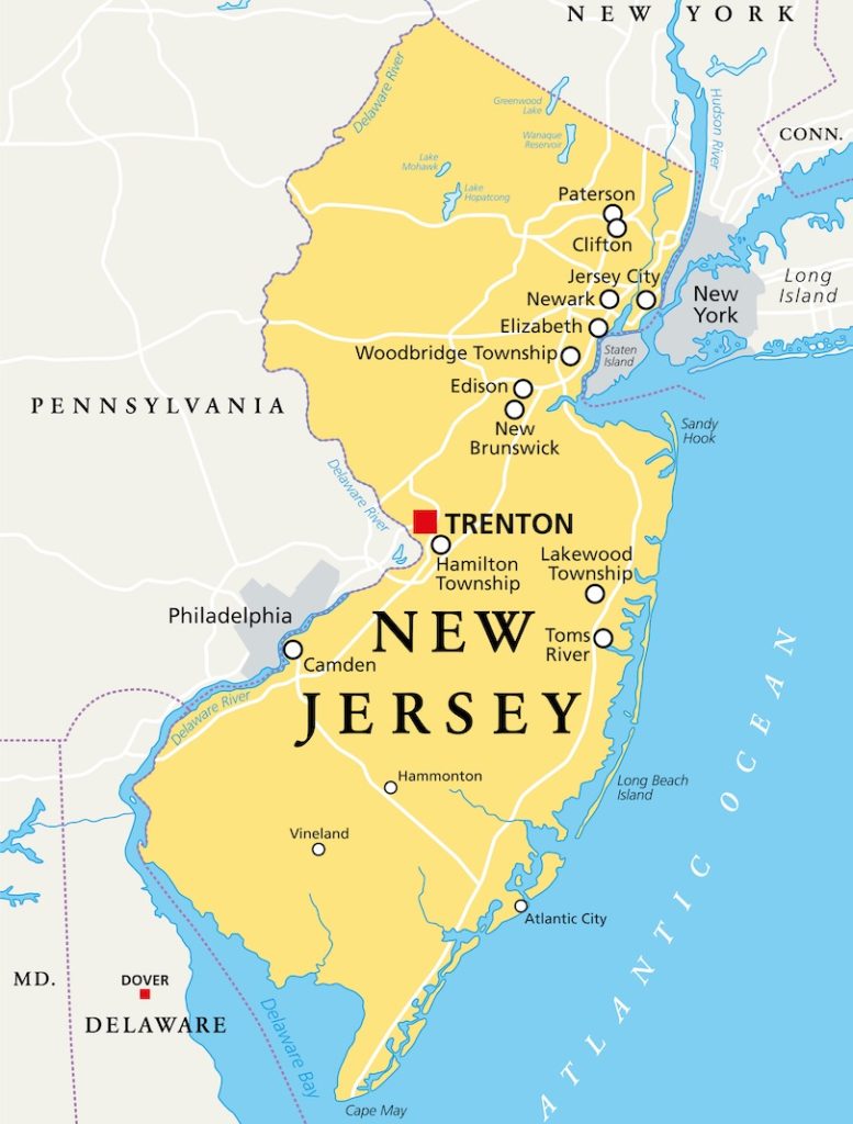 What Are Some Cities In New Jersey
