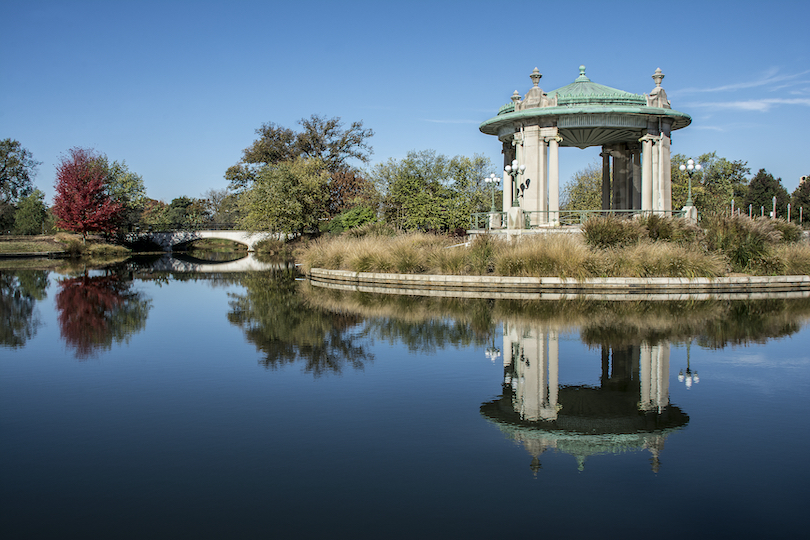 saint louis tourist map Forest Park