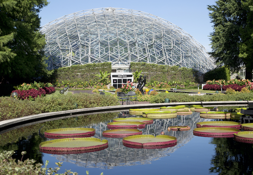 saint louis tourist map Missouri Botanical Garden